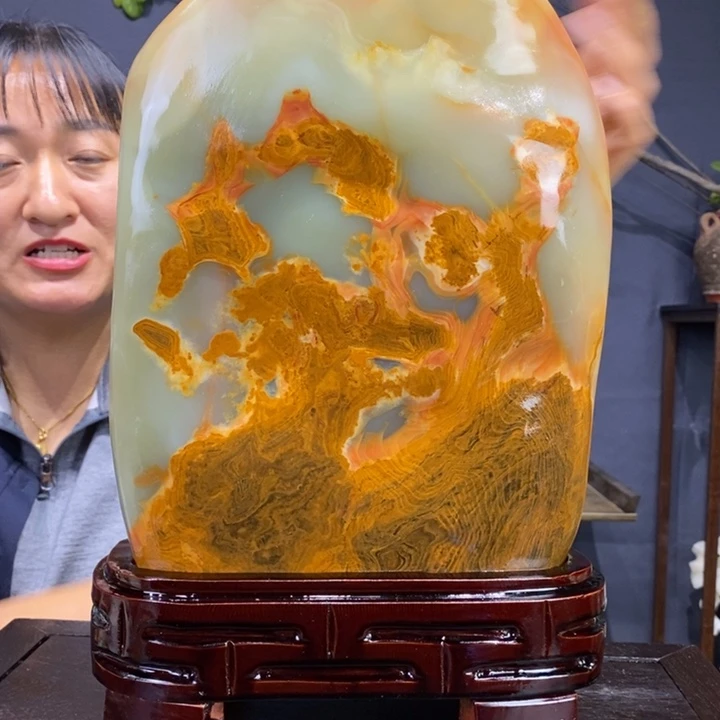 石材精品古青石摆件