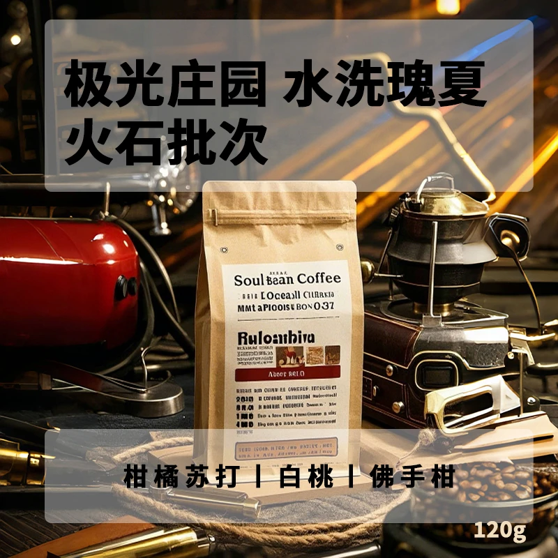 术也咖啡 极光庄园日晒水洗瑰夏2025产季精品手冲日晒咖啡豆120g