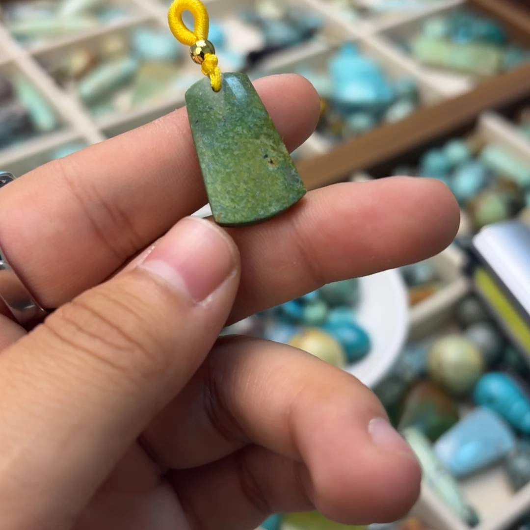 南红玛瑙银S925镶嵌绿松石