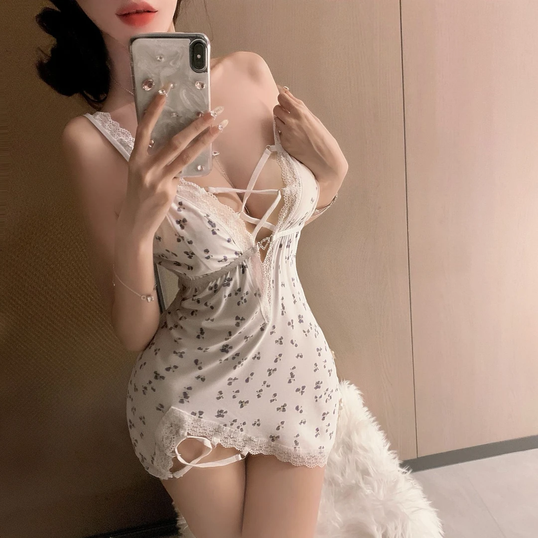 【~ins 纯欲・露背吊带睡裙~】薄款吊带女性感睡裙睡衣露背ins纯欲风