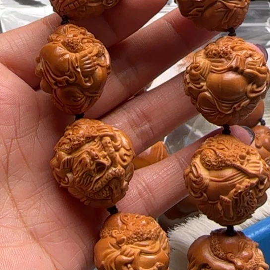 ！***我橄榄核手串橄榄雕工艺品