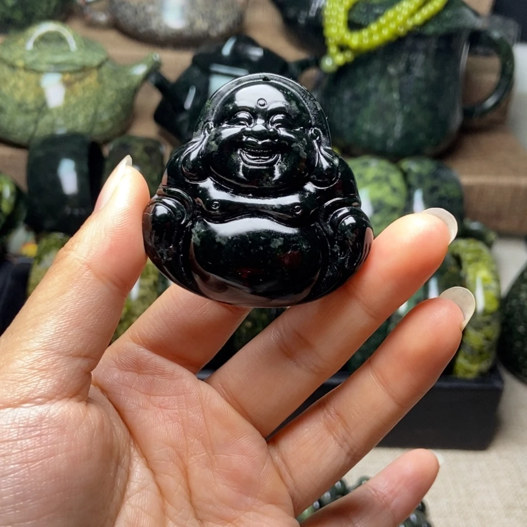 蛇纹石玉未镶嵌有抛光痕