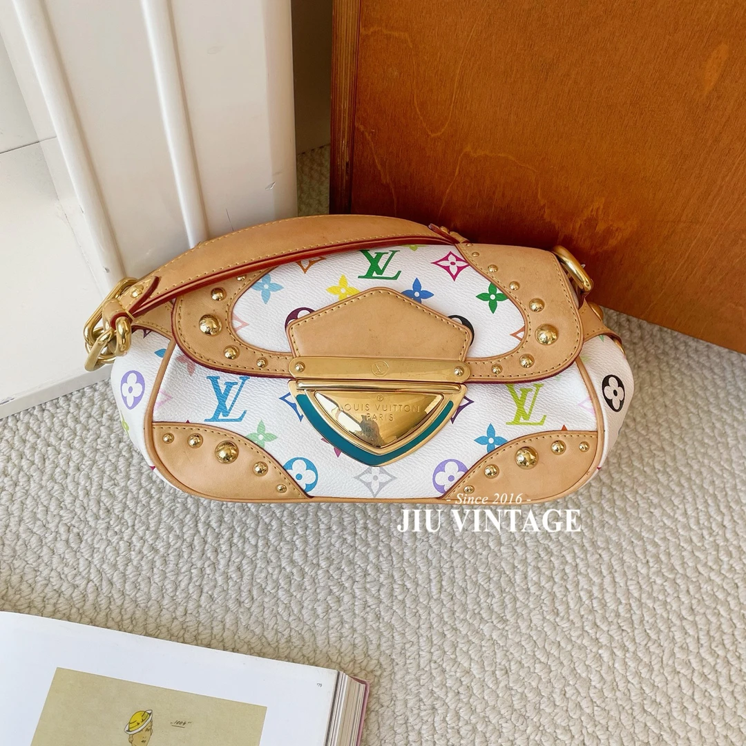 99新 LouisVuitton/路易威登 梦露元宝白三彩BJM20-0286