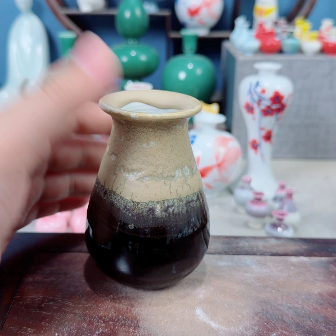 陶瓷手工小花器摆件