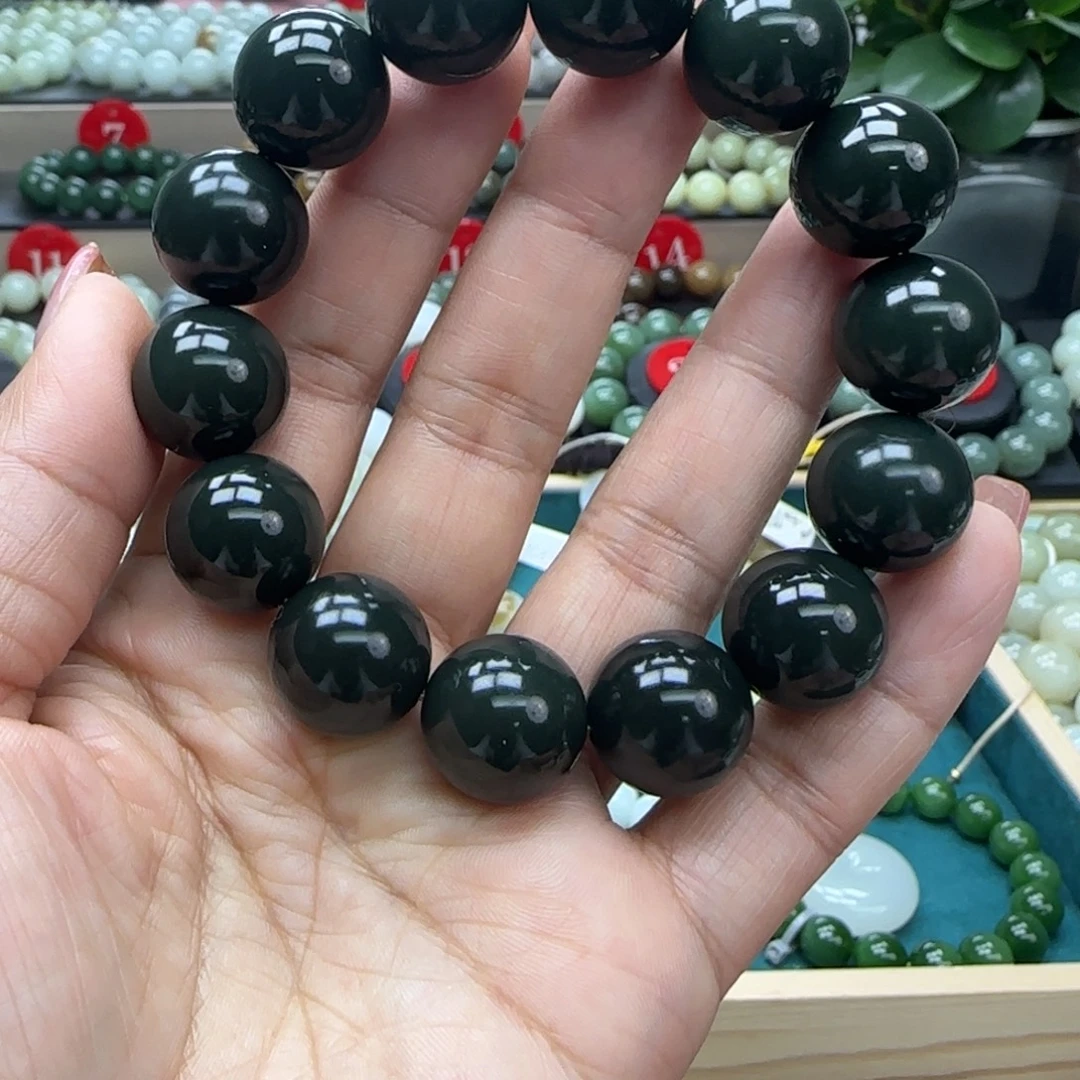 和田玉未镶嵌手链