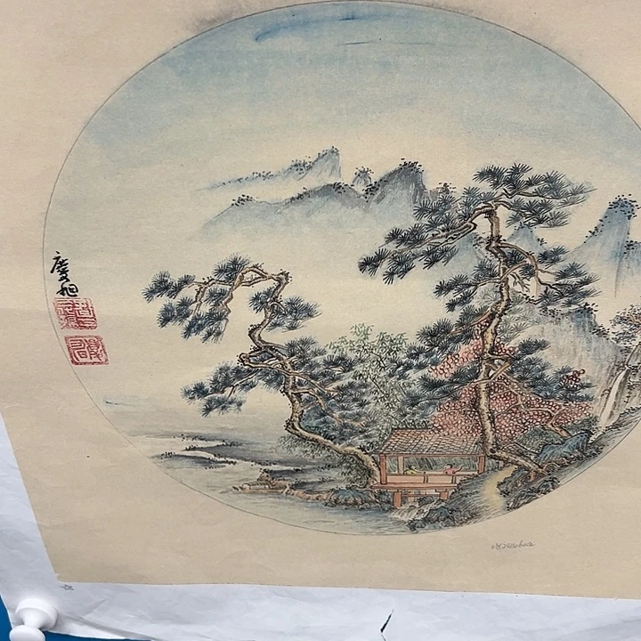 国画兰*?孔庆旭去伪存真！