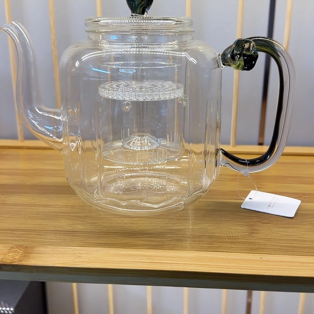 用***3禾器莲君壶内胆款凤尾青绿