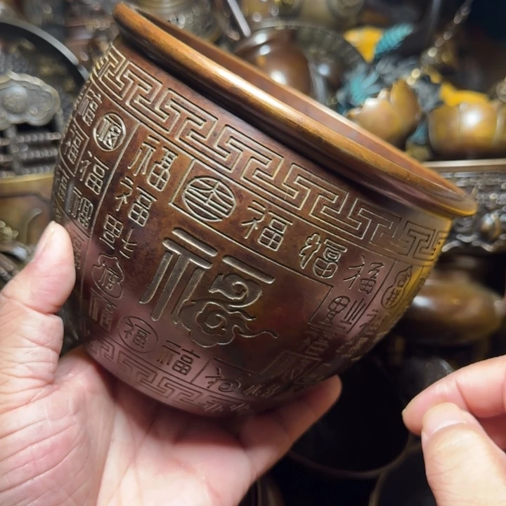 铜器摆件收收藏藏