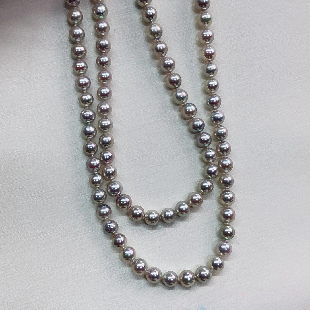 项链未镶嵌海水珍珠4-5