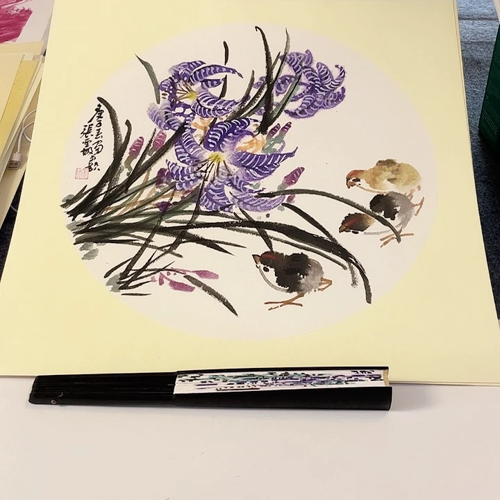 国画张圣敏先生纯手绘作品
