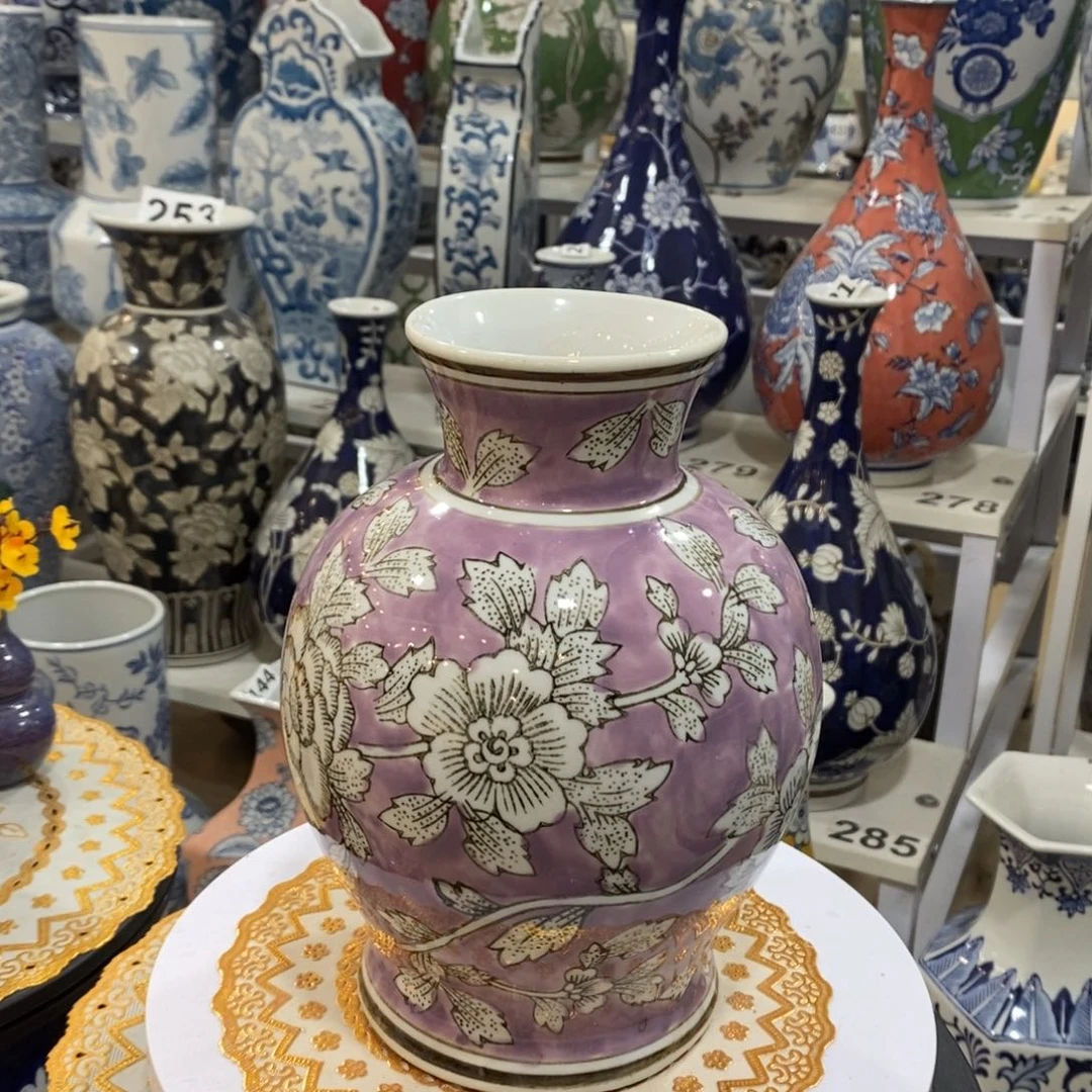 【闪购商品】陶瓷青花瓷花瓶微瑕福利一个