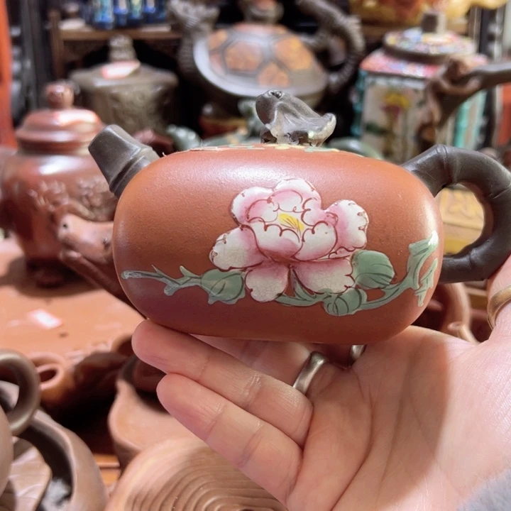 紫砂茶壶紫砂壶收藏起来了！