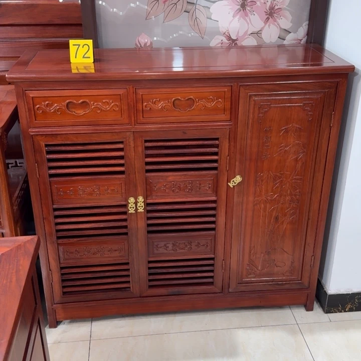 花梨木类储物柜自*刺猬鞋柜108.36.100