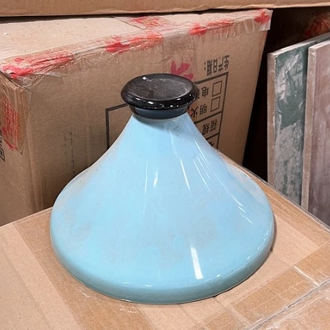 微瑕，不能明火，约口径20，蓝色