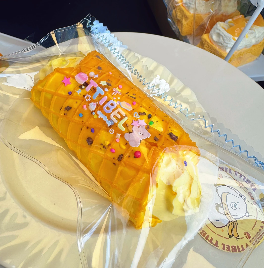 TTB 奶油脆脆卷 捏捏玩具