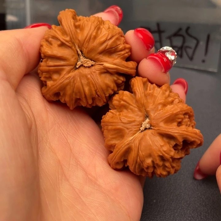 厨***谈文玩核桃吊坠白狮子