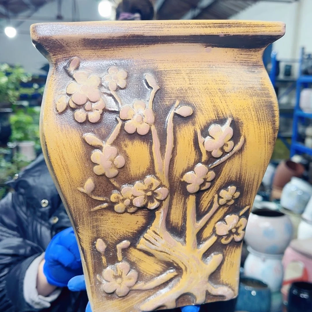 花盆紫砂高24口20