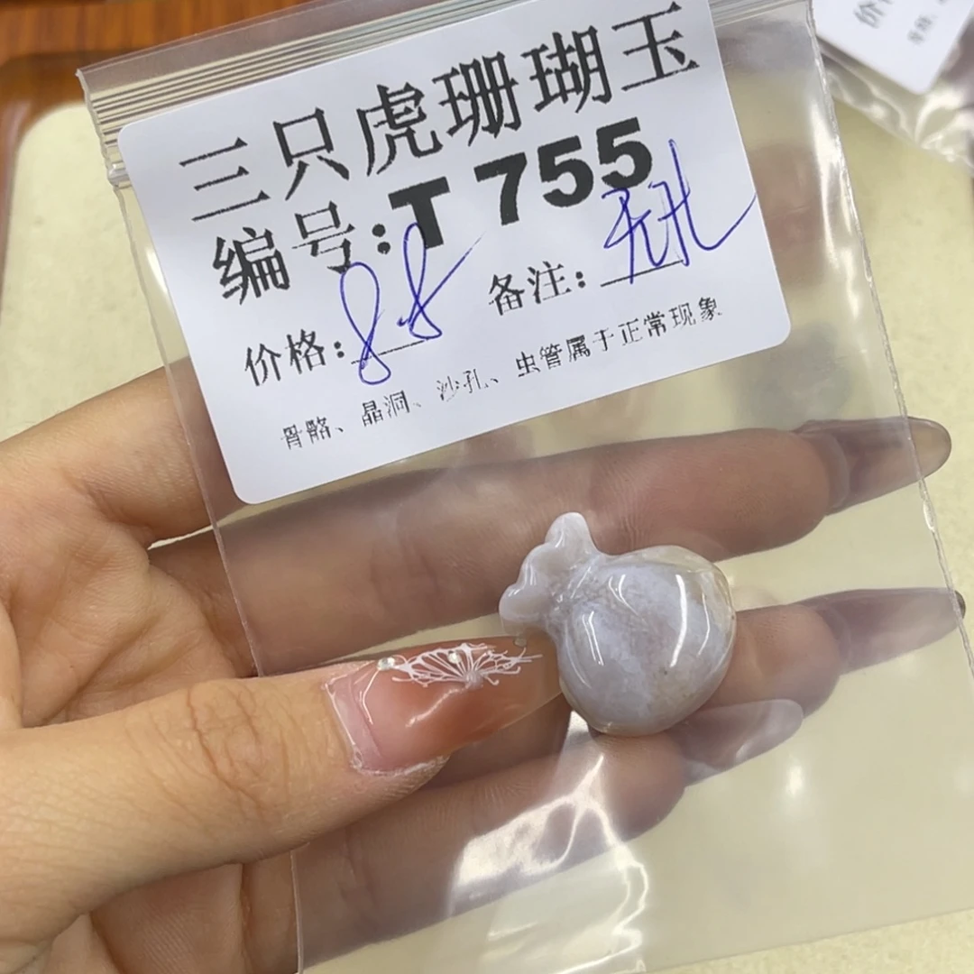 莓***恼硅化珊瑚（珊瑚玉）h未镶嵌