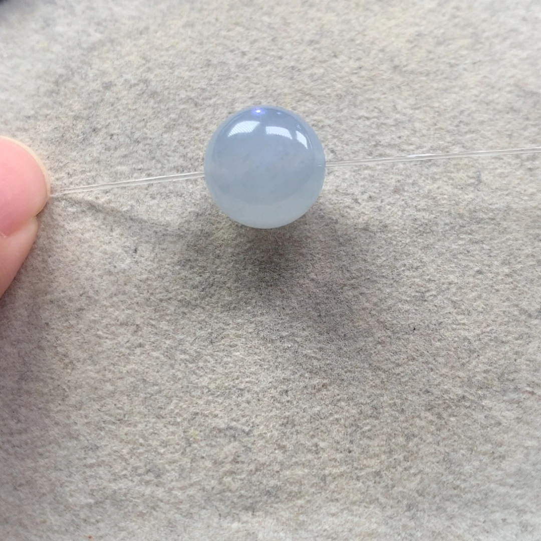 翡翠未镶嵌手链13mm蓝底