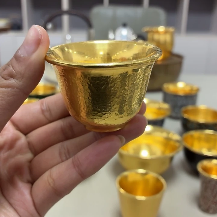 李小鹤里外金2克足金999铃铛杯35毫升