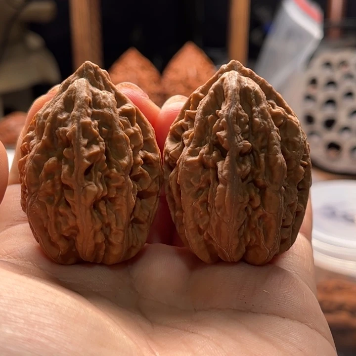 文玩核桃把件楸大胖87