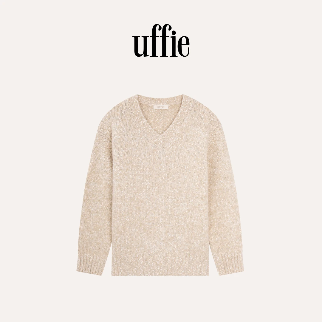 UFFIE于绘 立体点点针织毛衣