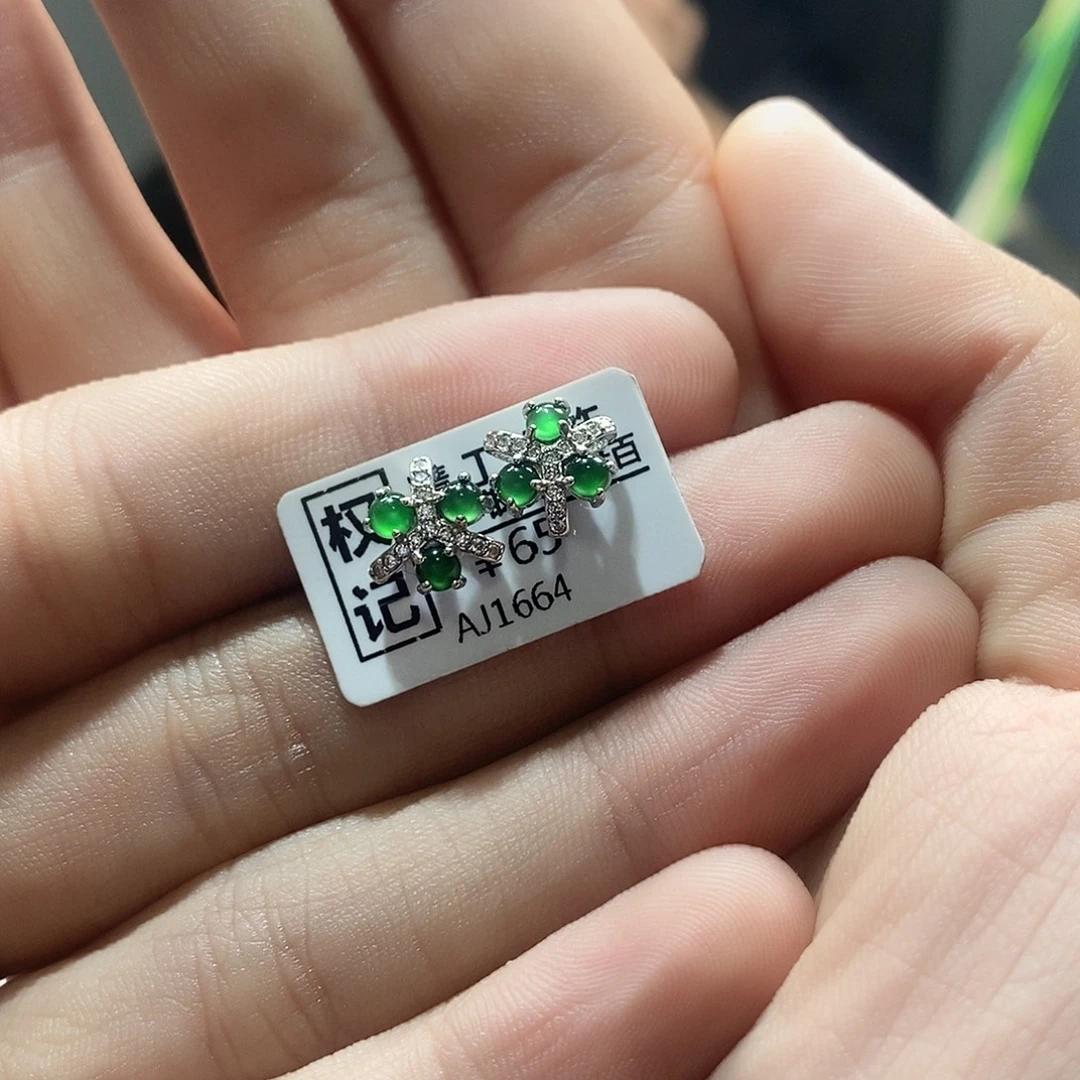 翡翠银S925镶嵌颈饰