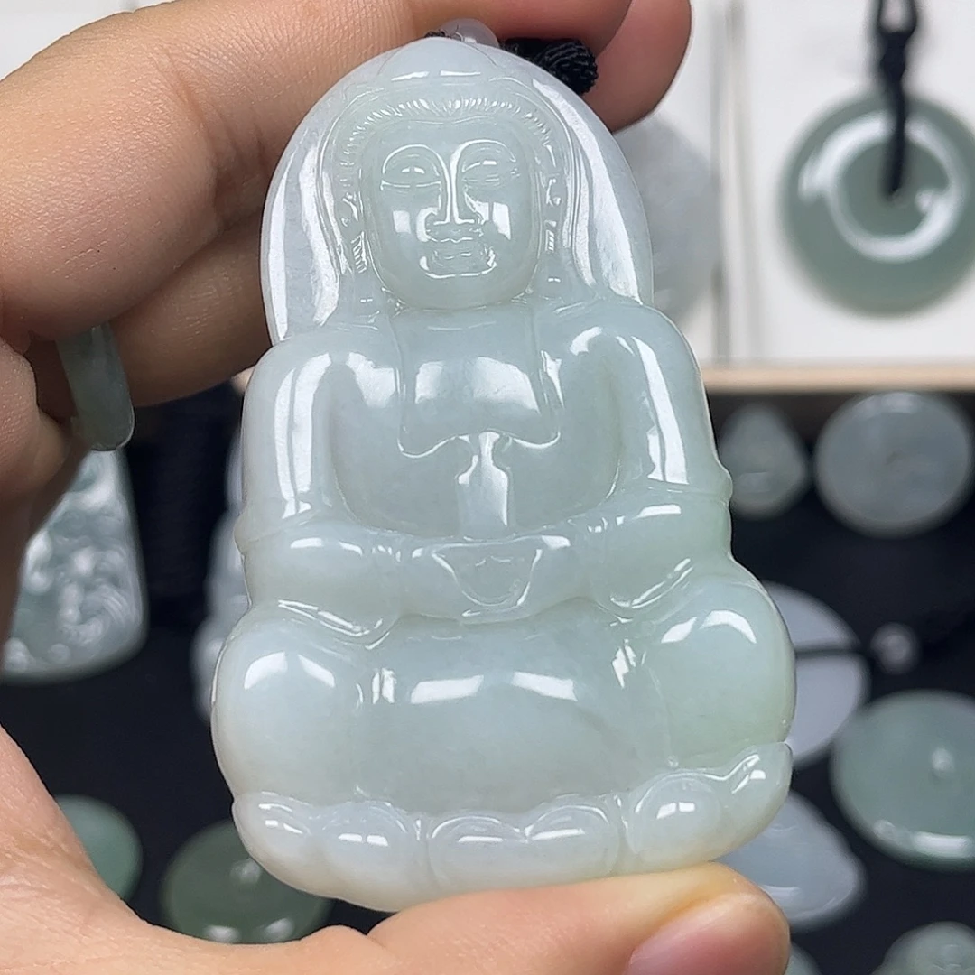 翡翠未镶嵌颈饰缅甸天然翡翠