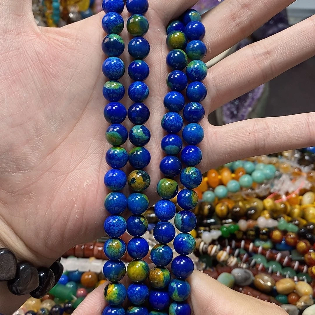 石英质玉未镶嵌，地球玛瑙10mm，