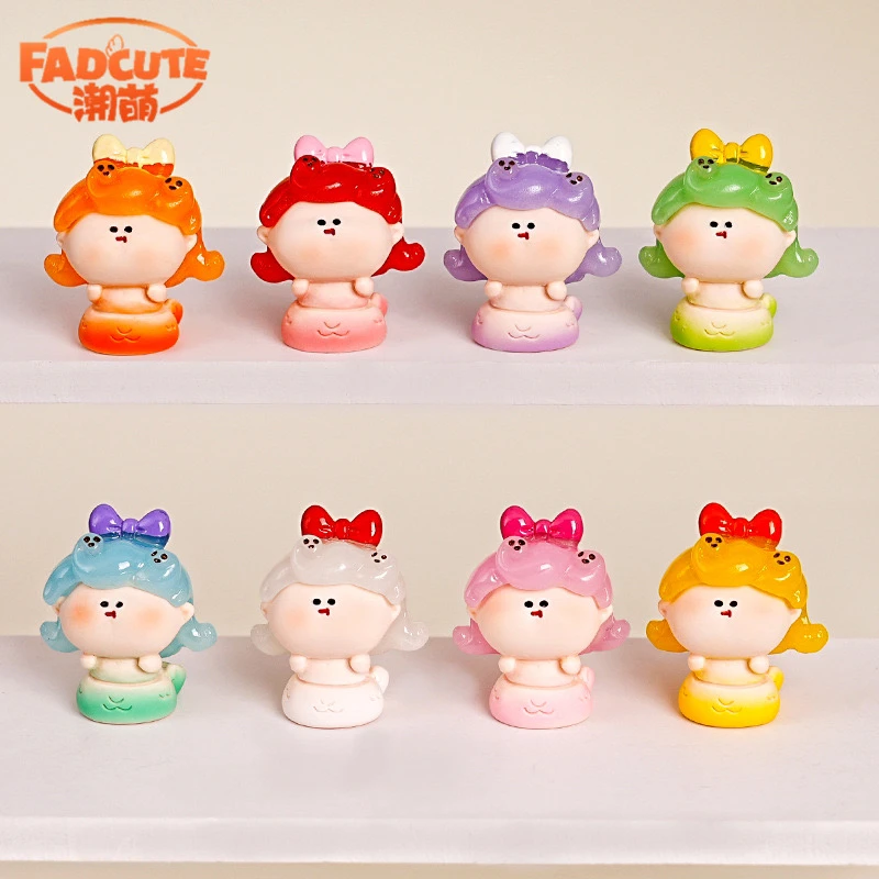 【直播拆】新款夜光小蛇公仔可爱diy摆件汽车装饰