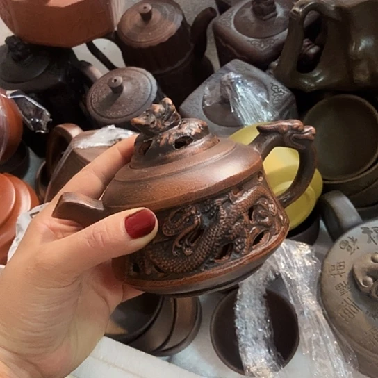 全手工制作宜兴紫砂壶