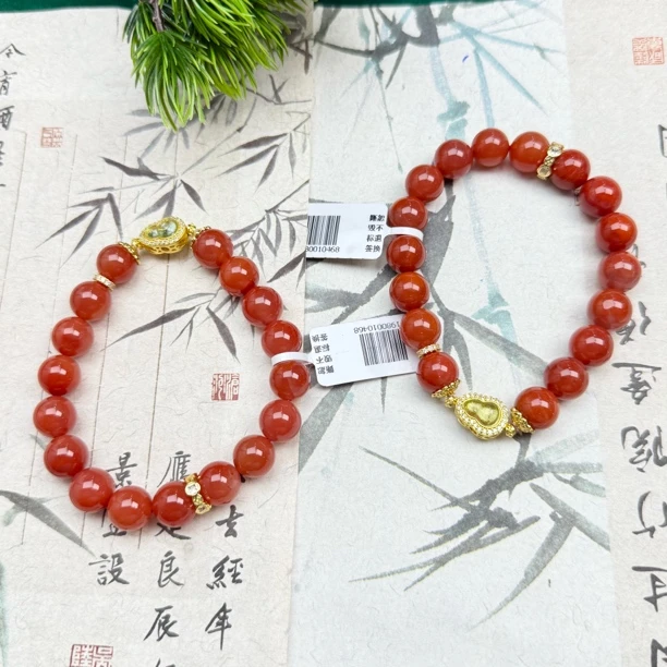 XH76南红手串10mm+多样性发其一