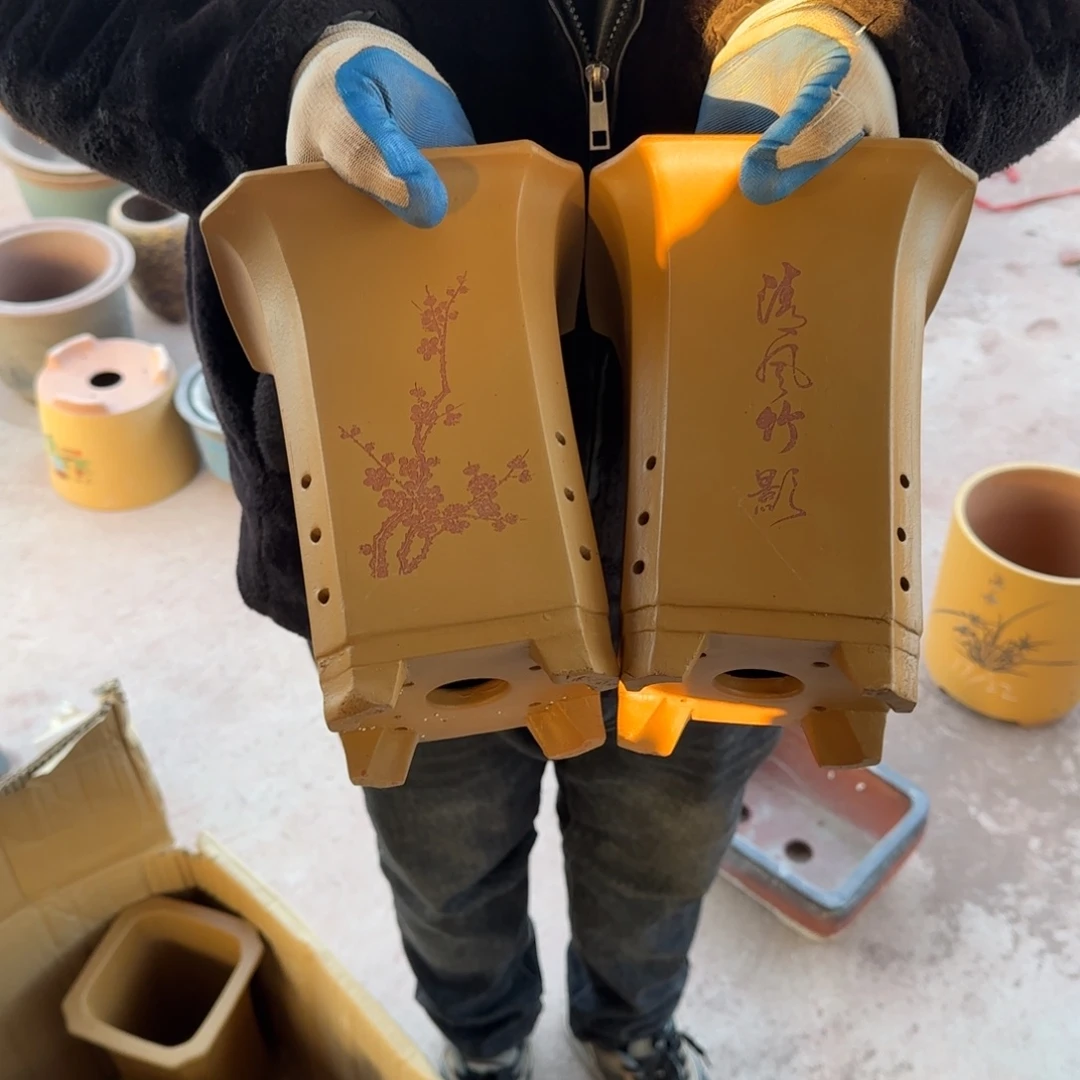 紫砂花盆口径15.22口径