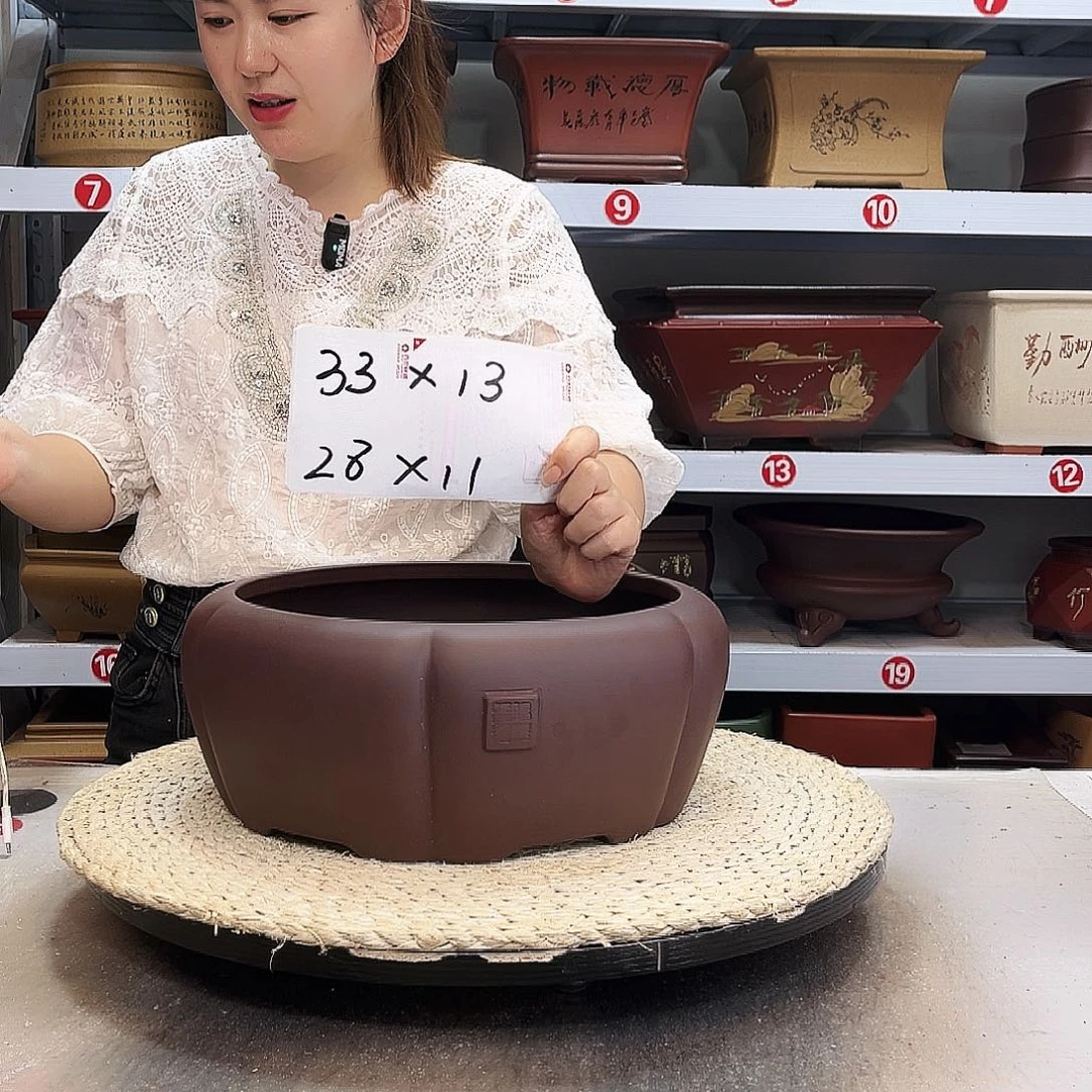 花盆段泥紫砂花盆