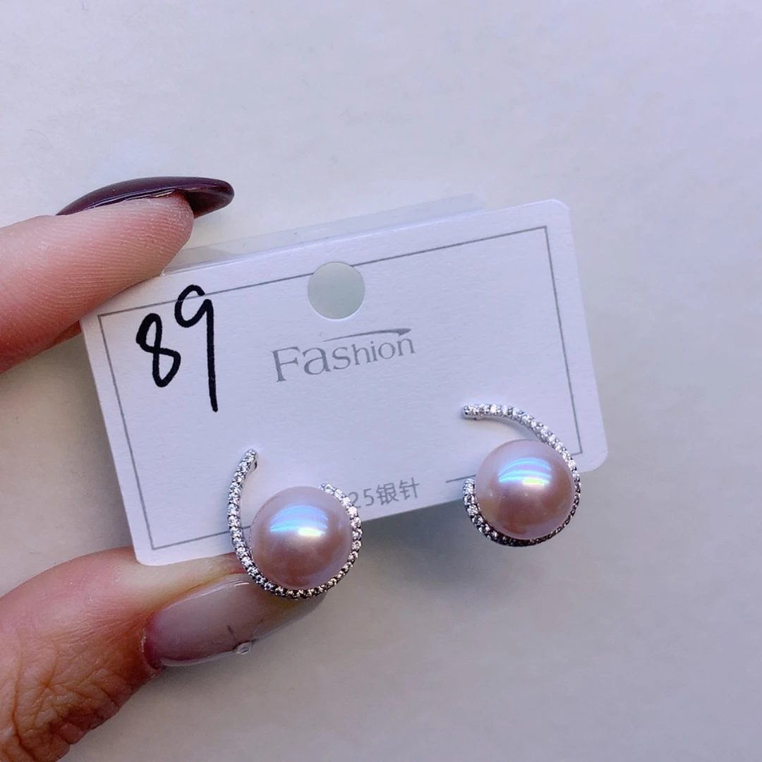 【闪购商品】银S925镶嵌耳饰淡水珍珠