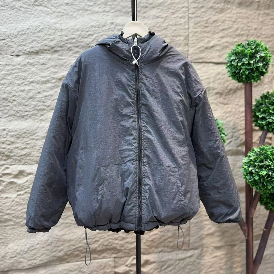 8915新款两面穿冬季加厚百搭休闲显瘦连帽棉服