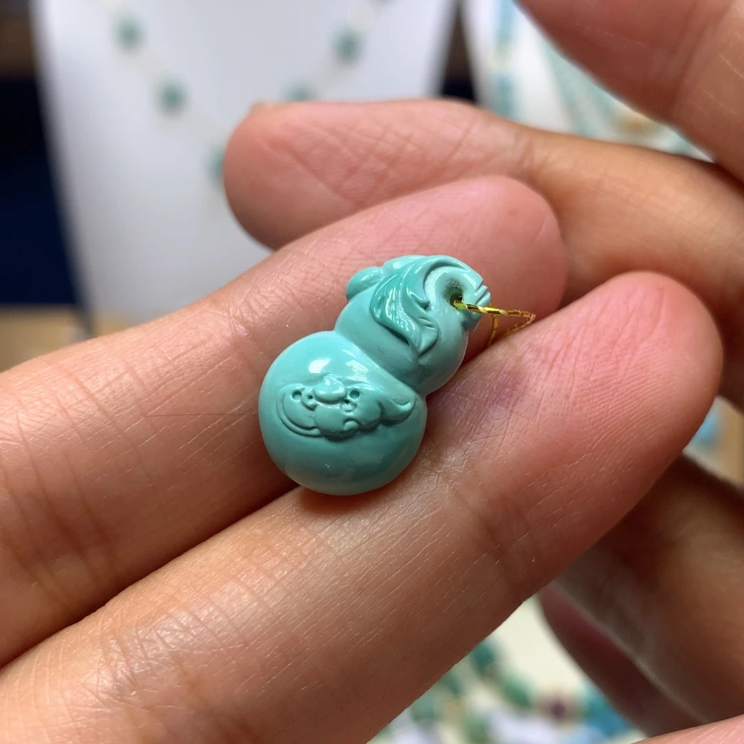 未镶嵌绿松石葫芦