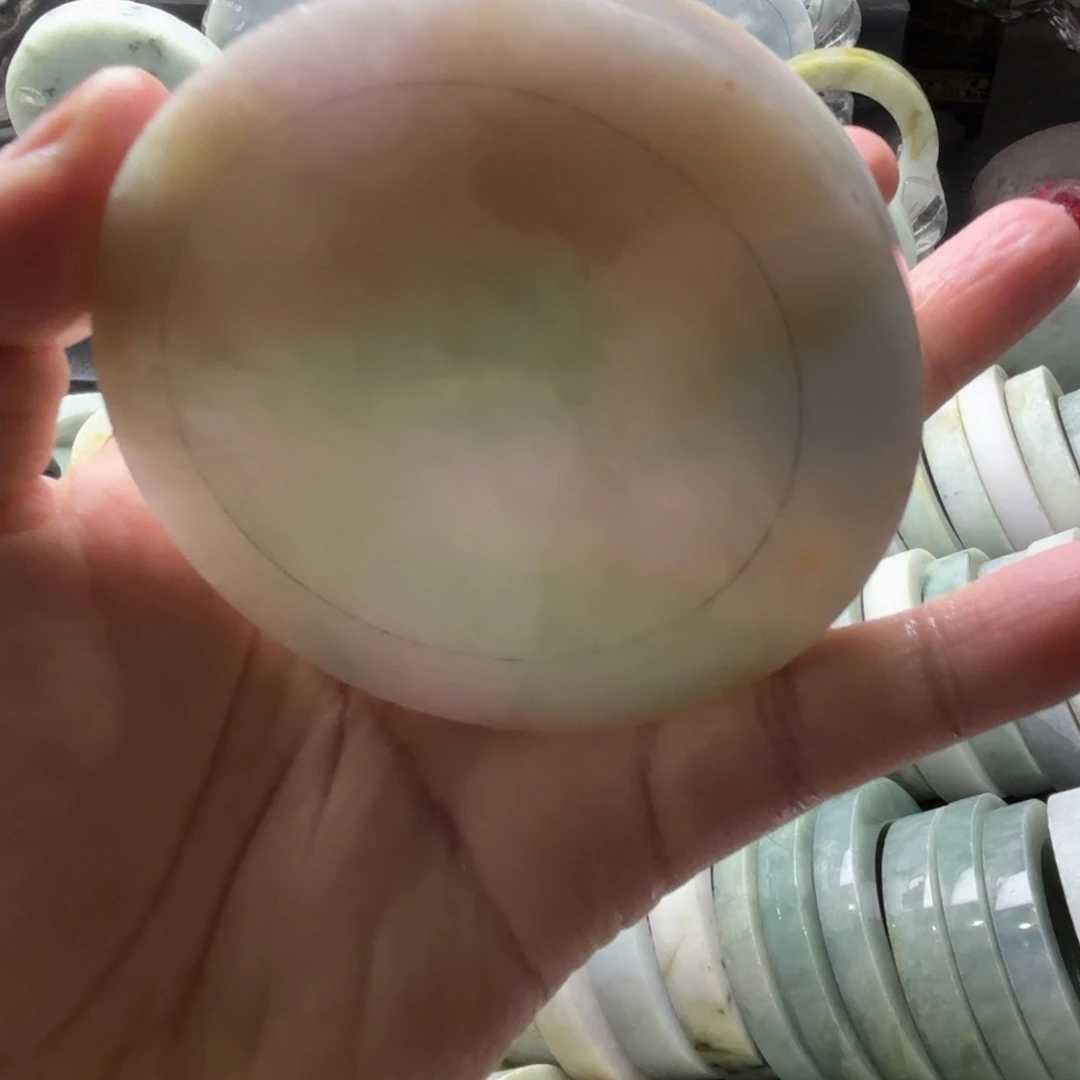 阿***兰定制翡翠未镶嵌翡翠手镯定制