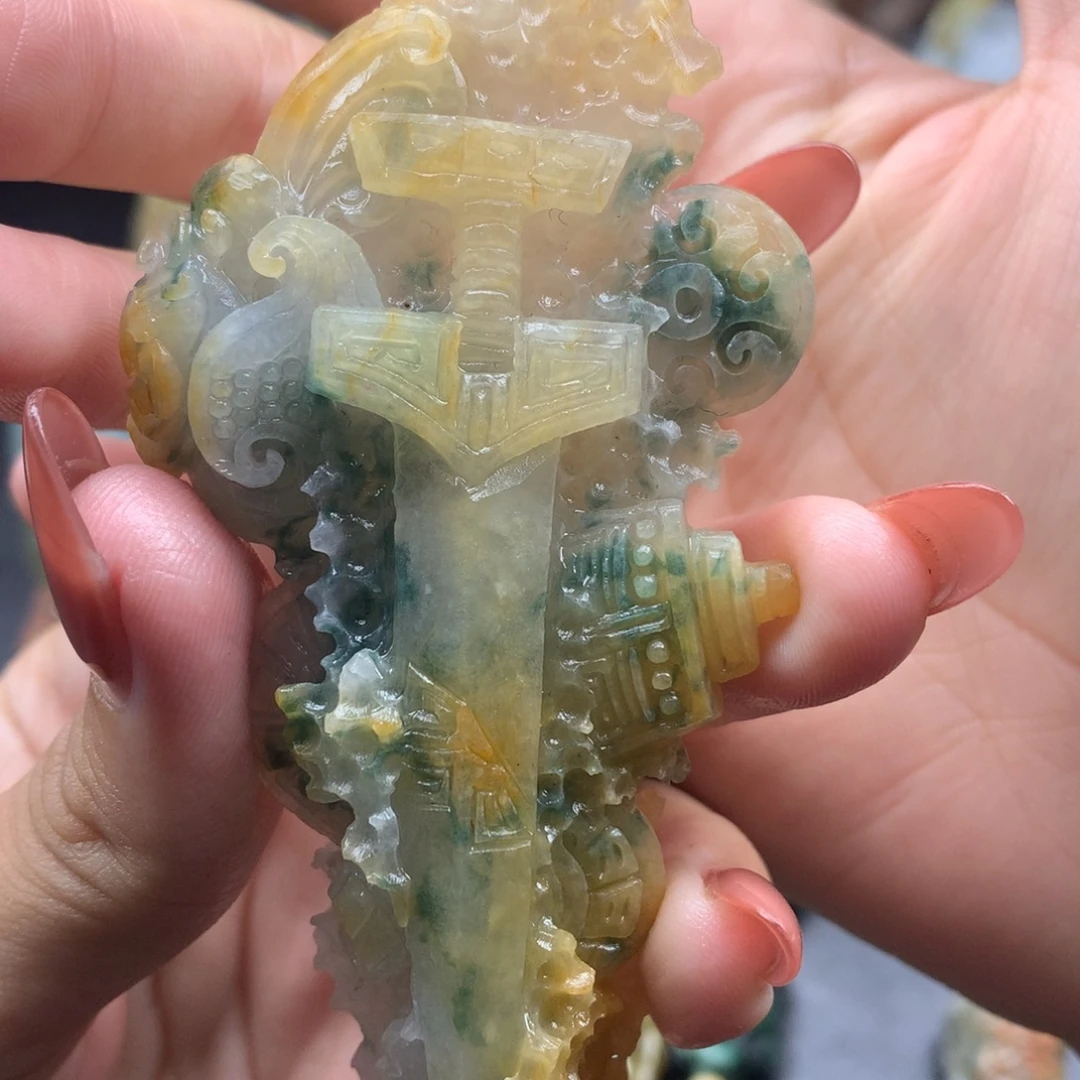 胖***涛定制翡翠未镶嵌翡翠