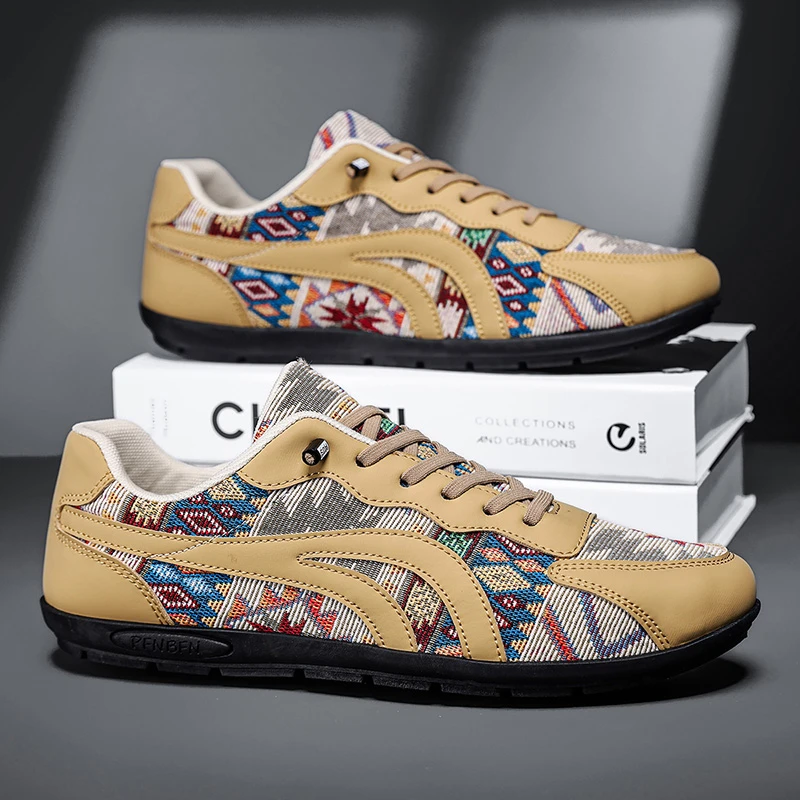 【潮流前沿】豆豆鞋2025年夏季男士透气网布商务鞋一脚蹬懒人阿甘鞋