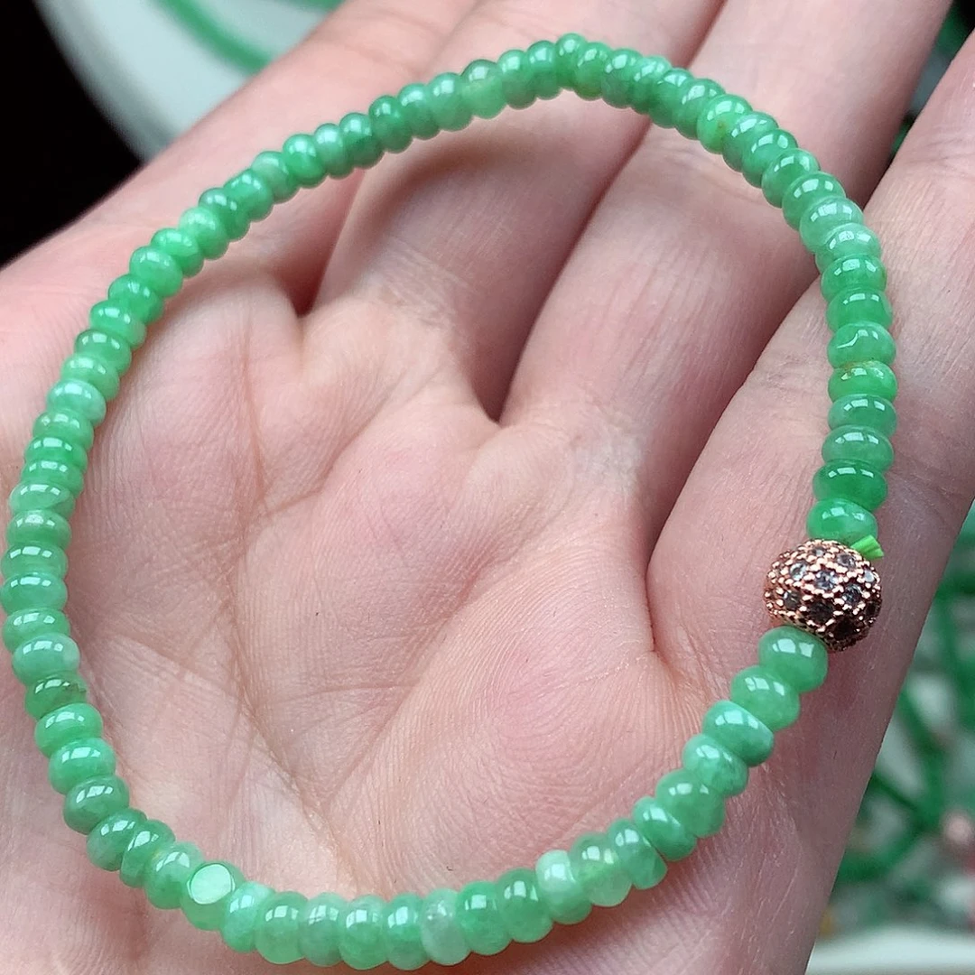 翡翠未镶嵌项链翡翠