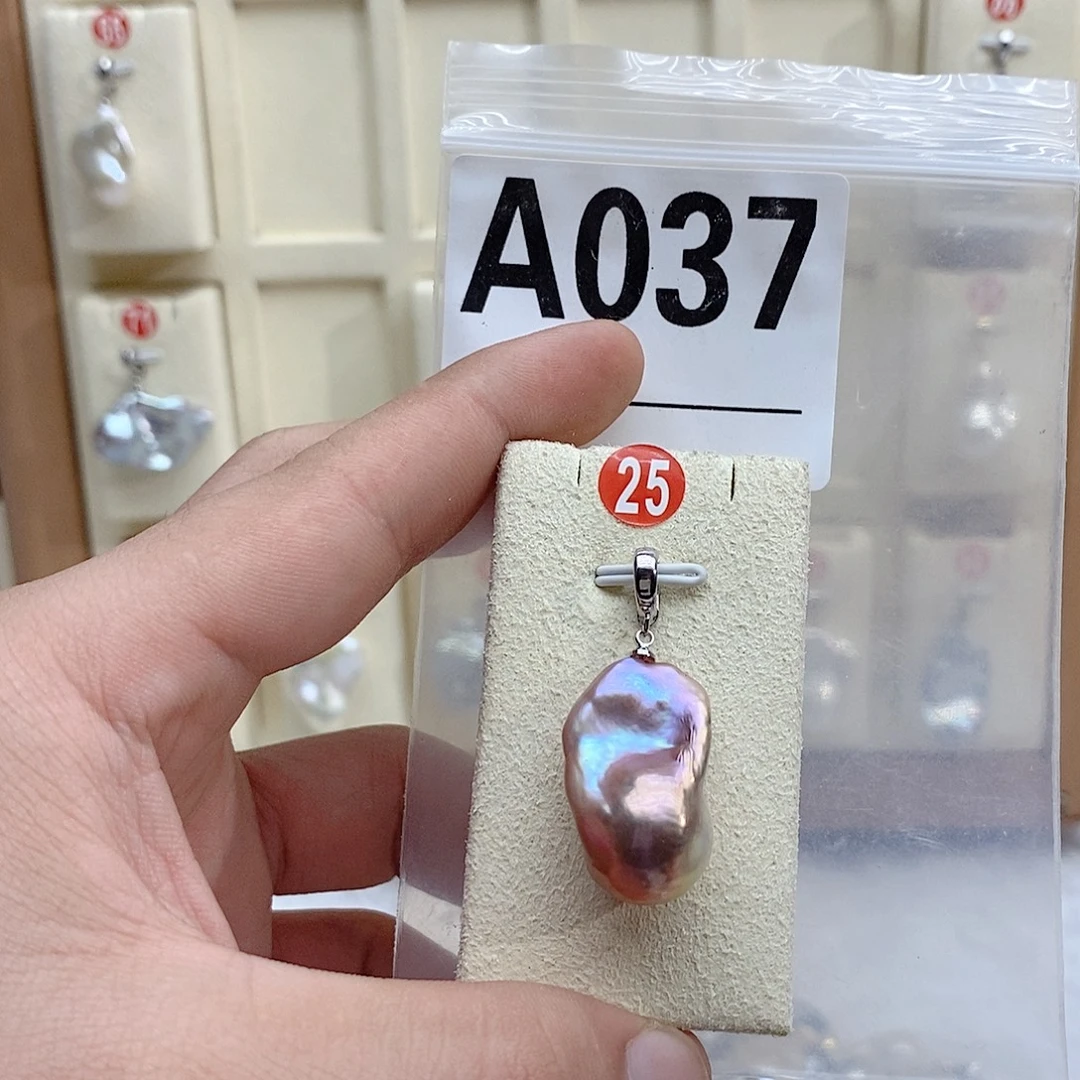 银S925镶嵌淡水珍珠颈饰