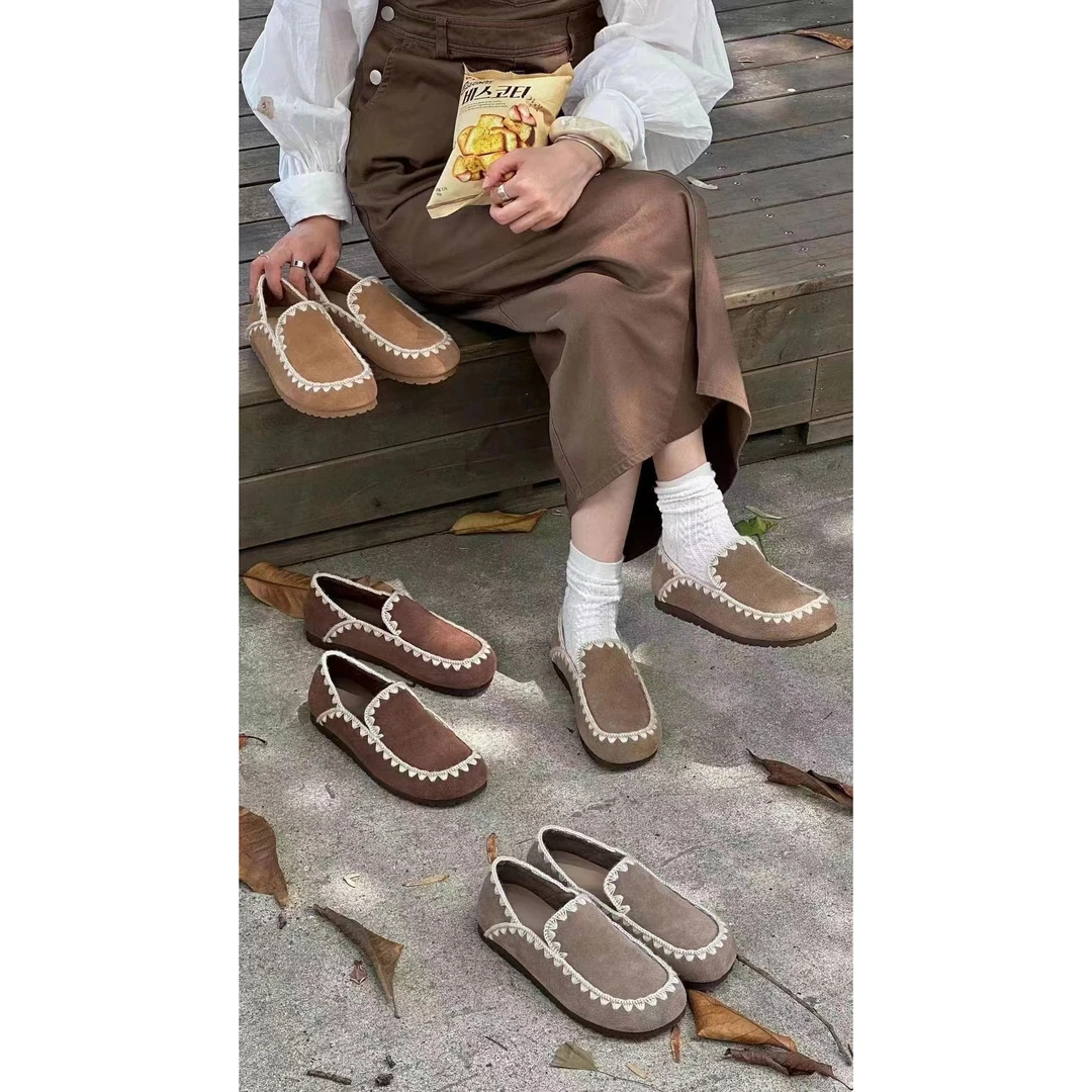 新款气质休闲韩版简约气质平底时尚休闲鞋011-137A1