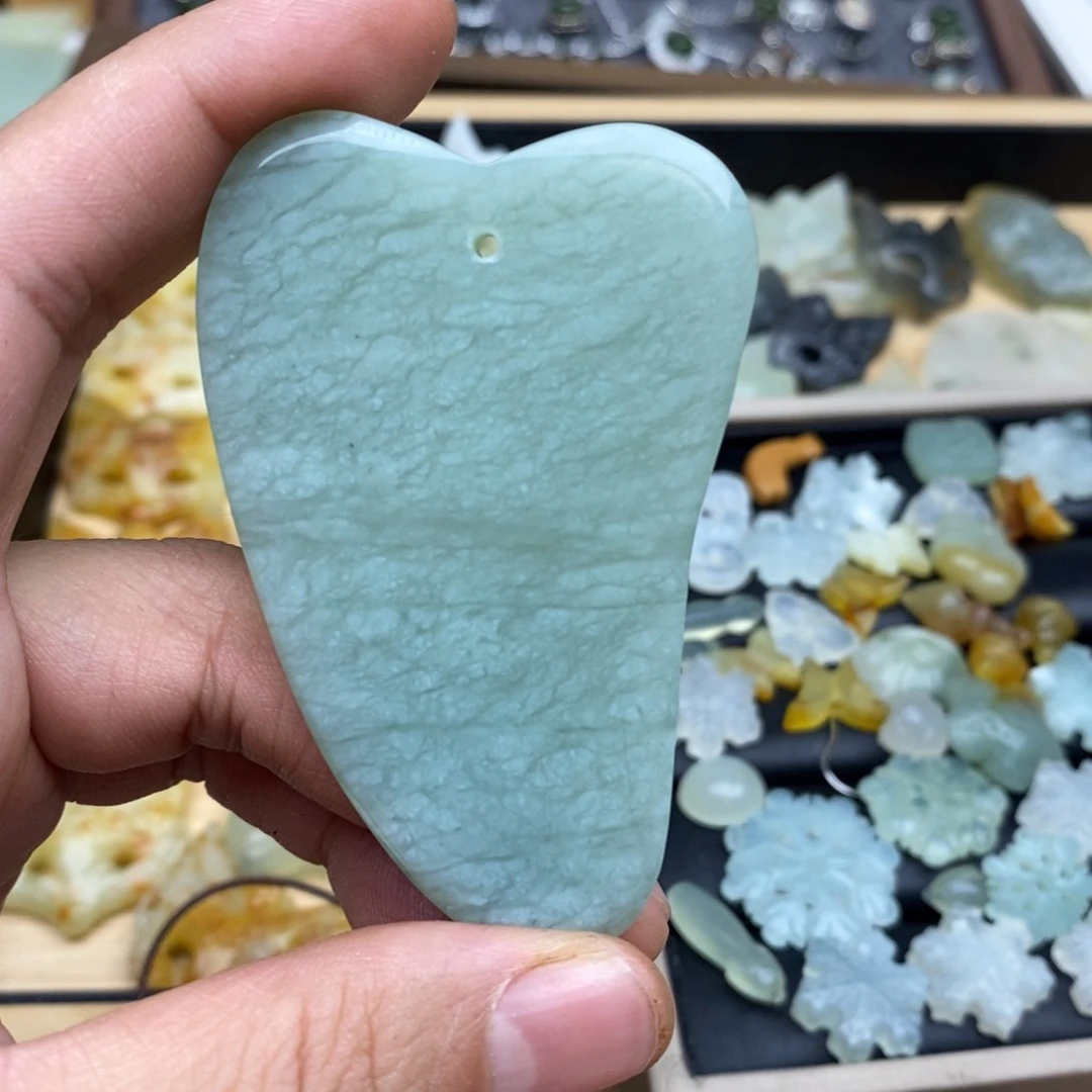 岫玉纯天然岫玉挂件戒指未镶嵌