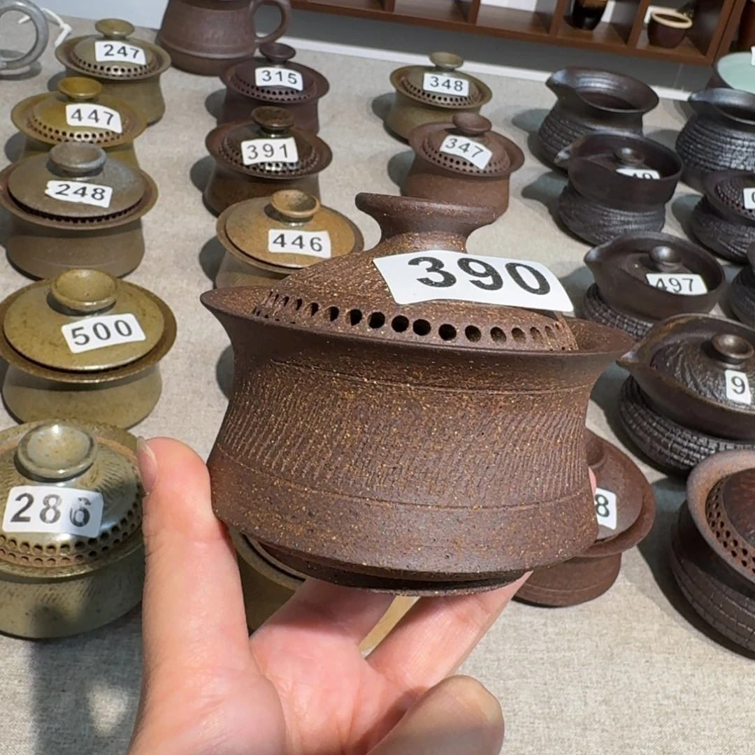 粗瓷茶具素色盖碗