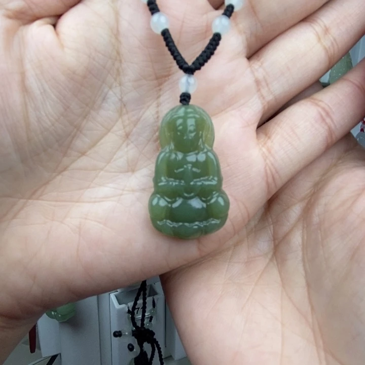 用***2和田玉未镶嵌颈饰20mm×32mm