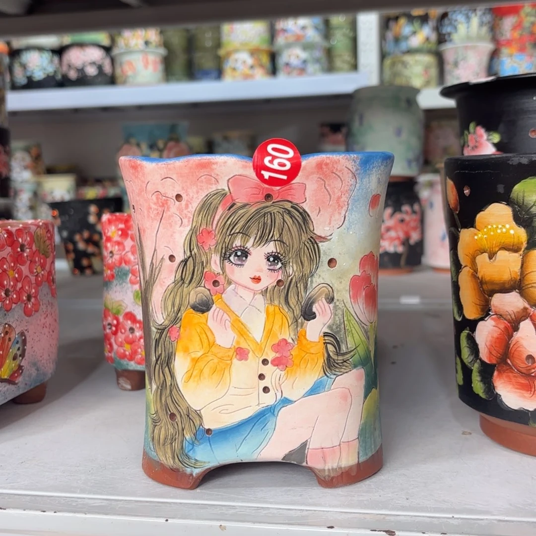 景德镇手绘花盆陶瓷11/14