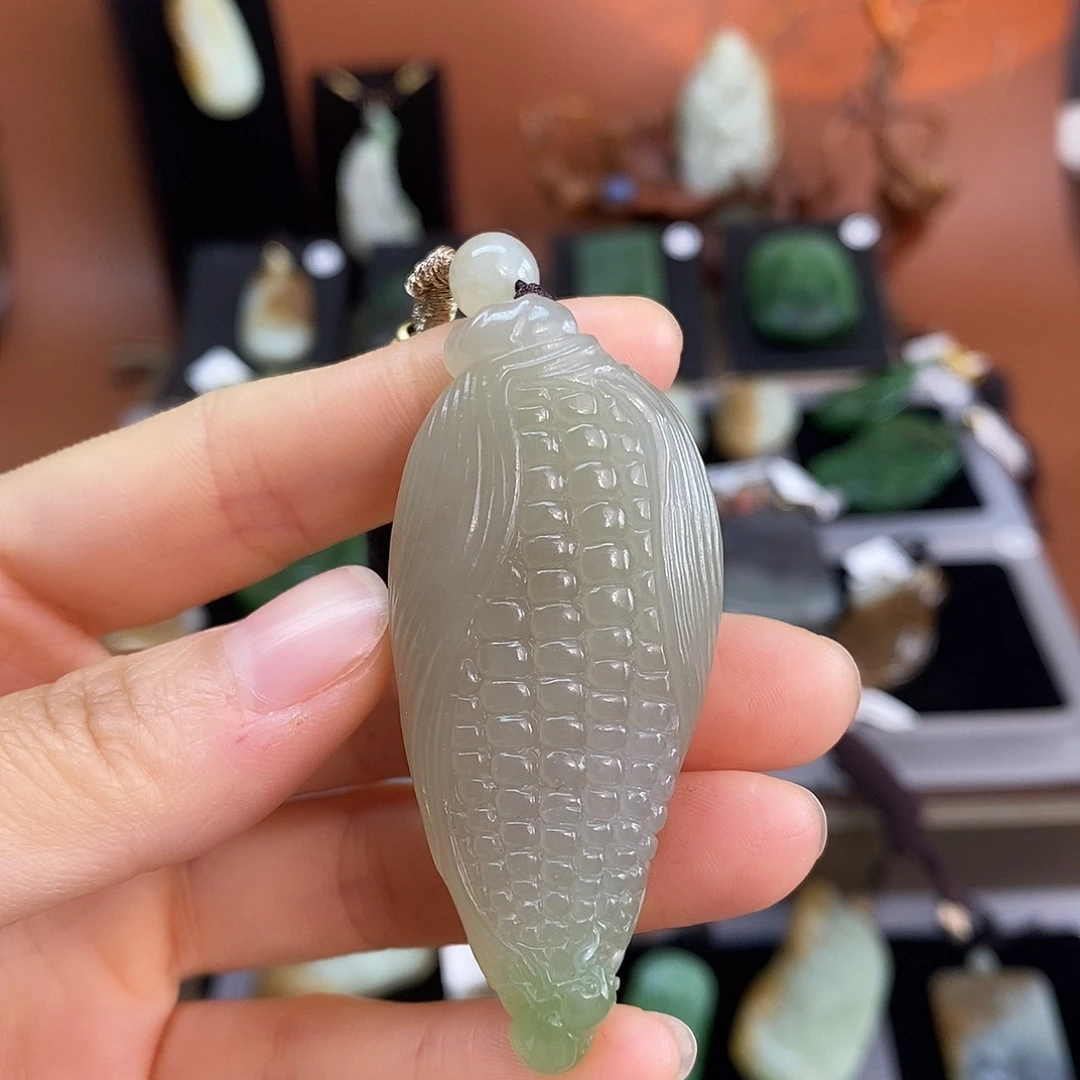 和田玉未镶嵌吊坠(不含链)