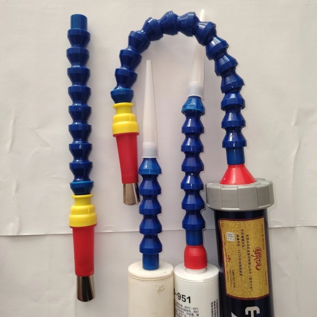 万向竹节胶嘴加长胶嘴玻璃结构胶打胶收边360度旋转弯头打胶神器