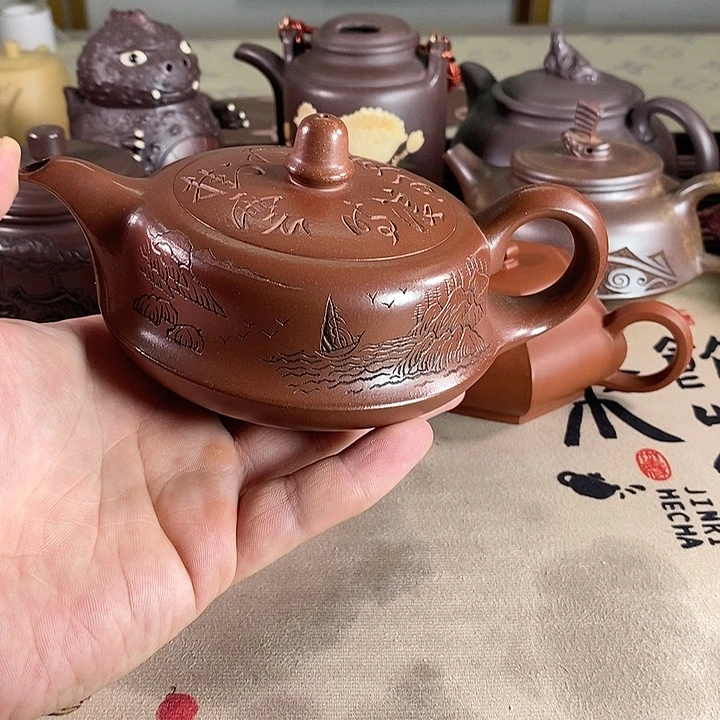 茶壶紫砂紫砂的微瑕
